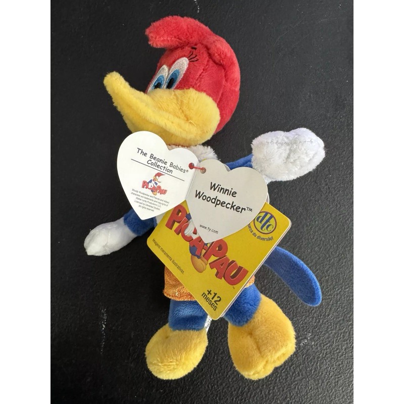 Ty Beanie Babies Winnie Woodpecker From Woody Woodpecker Brazil Exclusive