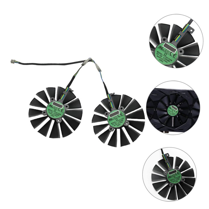 LABRIMP 1 Pair Graphics Card Cooling Fan Replacement GPU Air