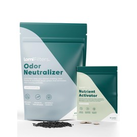 Lomi Pods and Filters | Made in The USA and North America | Keeps Your Kitchen Fresh and Turns Your Food Scraps into Nutrient-Rich Plant Food (Pods and Filters, 45 Cycles)