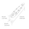 Motorcycle Falling Protection Pad CNC Aluminum Alloy Body Frame Sliders