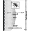 Link Belt Speeder LS-51 Drag Link or Crane Parts Manual
