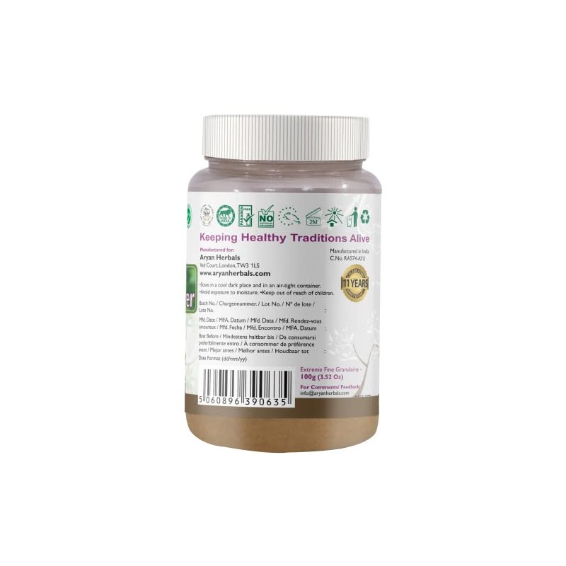 Aryan Herbals Tulsi (Holy Basil Leaf) Powder 100gm