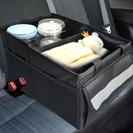 Car Trunk Organizer - Waterproof Dust-Proof Sturdy Car Organization Foldable,Multi-Compartment, Automotive Accessories, Trunk Storage Bag For Various Models