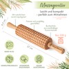 MagicBeech 100% Beech Wood Massage Roller - Wooden Massage Roller
