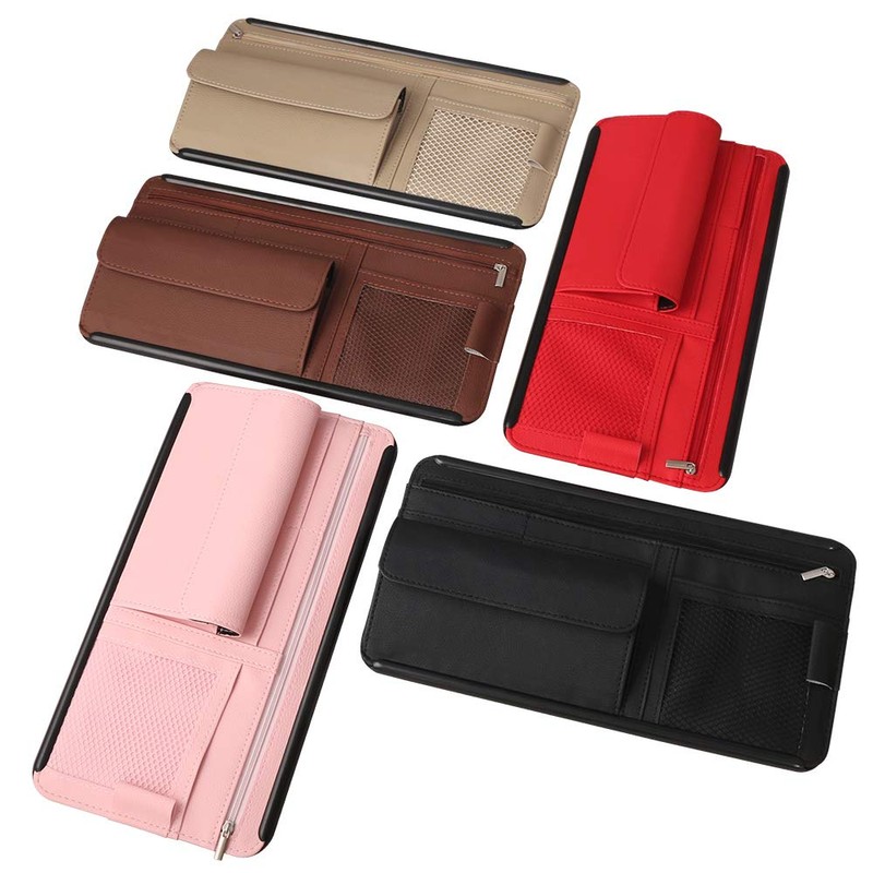 JEYODA Car Sun Visor Organizer Auto Car Visor Pocket and