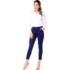 Marycrafts - Pantalones de trabajo para mujer, elásticos, para yoga,