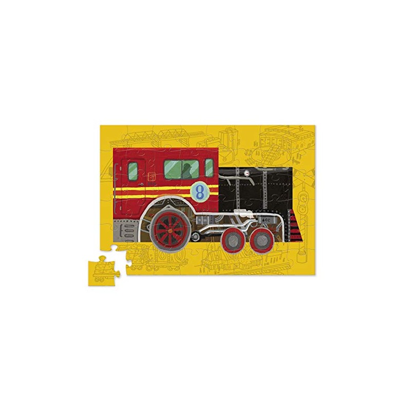 Crocodile Creek Lokomotive Zug Puzzle in Zug Form Box (48