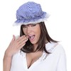 STRIPED BONNET - BLUE/WHITE