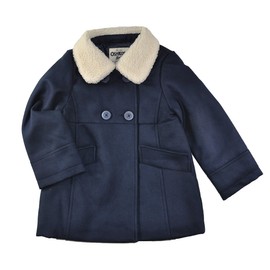 Osh Kosh B'Gosh Baby Girls Double Breasted Faux Wool Outerwear Coat