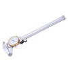 0150mm Dial Caliper Steel ShockProof Adjustable Vernier Caliper with Depth