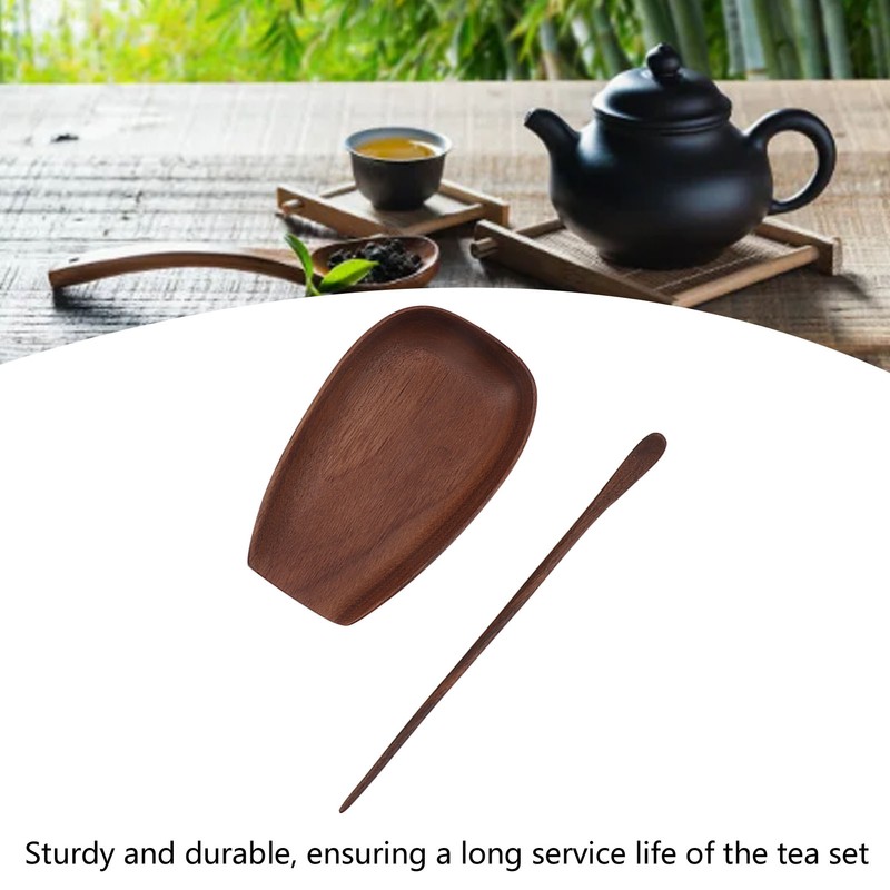 Walnut Wood Tea Utensil Tea Spoon Tea Scoop Chinese Gongfu