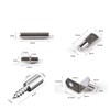cSeao 125Pcs Shelf Pins Kit, 5 Styles Nickel Plated Shelf