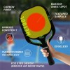 Edgeless Pickleball Paddle Carbon Fiber Thermoformed Unibody Textured w/ Cover