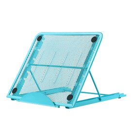 USLINSKY Adjustable Light Box Laptop Pad Stand, Multifunction(6 Angles) Skidding Prevented Tracing Holder for A3 A4 LED Tracing Light Pad & Diamond Painting, Sketch Board(Blue)