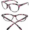 CVVTSPE 3 Pack Reading Glasses Blue Light Blocking Stylish Cat