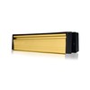 Xfort MailPlate Slimline 12" Letterplate Polished Brass, Premium Draught Proof