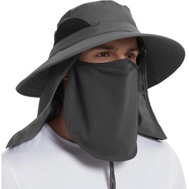 EINSKEY Sombrero de ala Ancha, protección UV UPF 50+, Impermeable y Plegable, para Hombre y Mujer Ideal para Pesca, Senderismo, Playa y jardín
