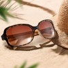 JiSoo Reading Sunglasses 1.0 Bifocal Sunglasses for Women, Retro Square