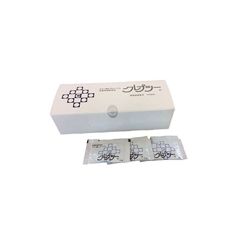 (Citric Acid and Calcium) Crepsy, 1 Box (0.1 oz (2.5