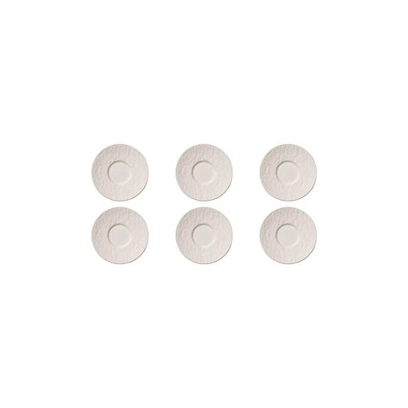 Villeroy & Boch Manufacture Rock Blanc Set 6 Mocha/Espresso Bottom