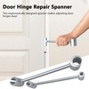 Roucerlin 2 Pack Door Hinge Adjustment Tool, 2 in 1