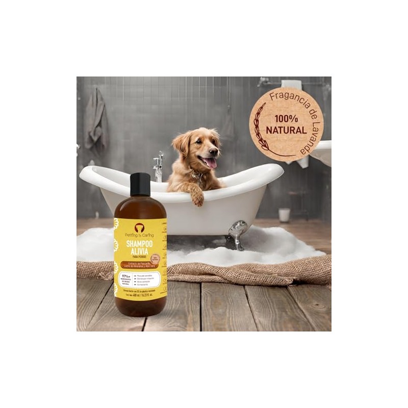ssd trading llc Petting is Caring Shampoo Natural para Perro