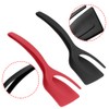 2Pack 2 in 1 Grip and Flip Spatula Tongs Nylon