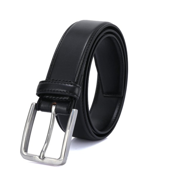 DOSHI Vegan Leather Belt for Men - 1 3/8" Width,