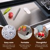 Cutting Board - Food-Grade 304 Stainless Steel Cutting Board for