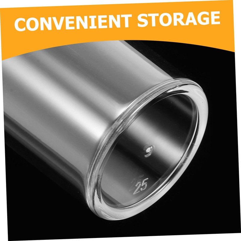 Operitacx 6 Pack Storage Tubes Holder Storage Case Storage Tube