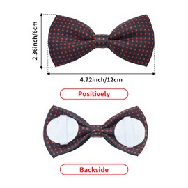 PET SHOW 10 Pack Pet Big Dogs Collar Embellishment Attachment Bow Ties for Medium Large Dogs Collar Charms Accessories Slides Bowties for Birthday Wedding Parties Assorted A Style Assorted B Styles