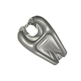 Inflatable Portable Headrest, Portable Washing Basin, Portable Hair Washing Headrest for Cutting and Coloring (Silver)