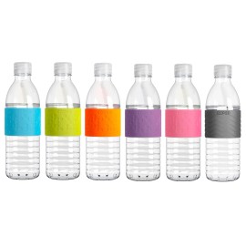 Copco Hydra Water Bottle Non Slip Sleeve BPA Free Reusable 16.9 Oz - Blue