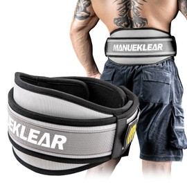 Weight Lifting Belt, Lifting Belts for Women Men,MANUEKLEAR Weightlifting Belt Quick Locking Back Support for Bodybuilding, Fitness, Powerlifting, Cross Training, Squats, Workout, Exercise