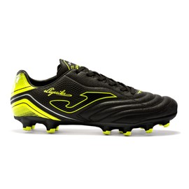 Joma Aguila Adult FG MD Soccer Shoe Black/Fluo Yellow-6.5