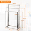 Free Standing Towel Racks for Bathroom, 3 Tier Stainless Steel