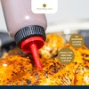 MasterClass Barbecue Bottle Set with 3 Interchangeable Heads, 350ml Marinating