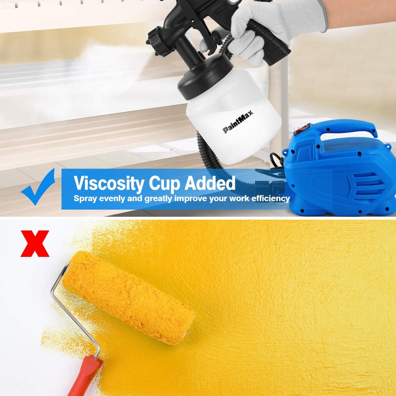 Moclever® HVLP Electric Paint Sprayer – 800ml/min High Power Spray