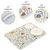 Cute Mushroom Wild Plant Dish Drying Mat for Kitchen Counter