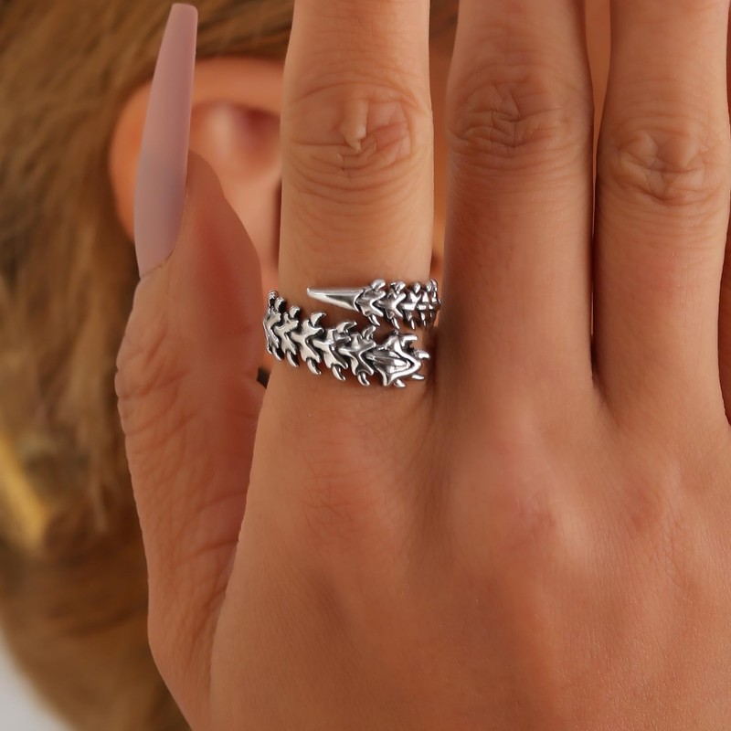 COSWHO PLAY 2Pcs Awakening Kaneki Centipede Ring