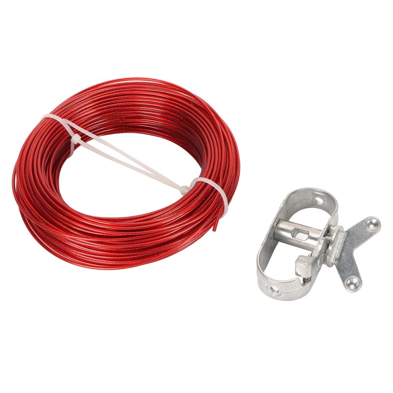 150ft Pool Cover Cable with Rustproof Aluminum Winch for Above