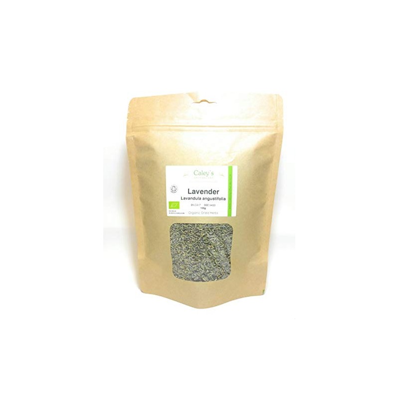 Organic Lavender Flowers Dried Herb (Lavandula angustifolia) (100g)