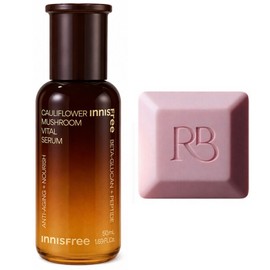 Innisfree Flower Mushroom Vital Serum + Fragrance Soap / 이니스프리 꽃송이버섯 바이탈 세럼+향기비누