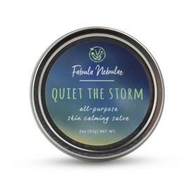 Quiet the Storm Organic Calming Salve and Calendula Ointment, Eczema Cream for Adults and Kids, Natural Hand cream for Sensitive, Dry, or Cracked Skin, Zinc Free Diaper Rash and Skin Repair Salve, 2oz