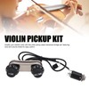 Violin Pickup Piezo Transducer Bridge Set with Tone Volume Knob