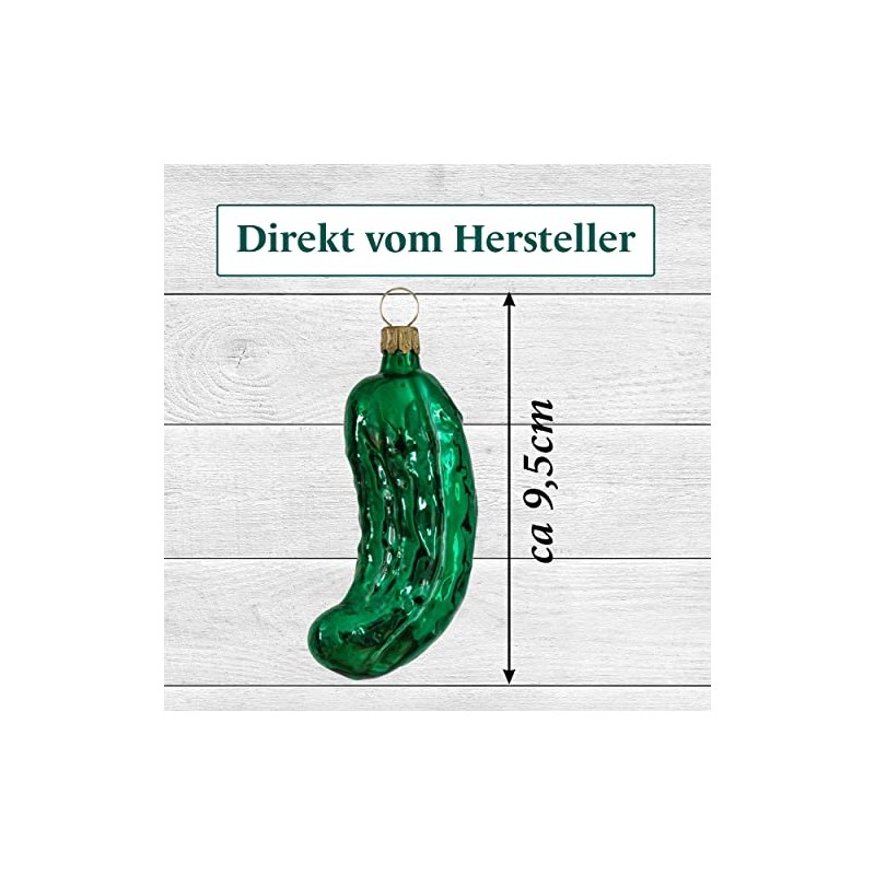 Thüringer Weihnacht Glass Christmas Pickle