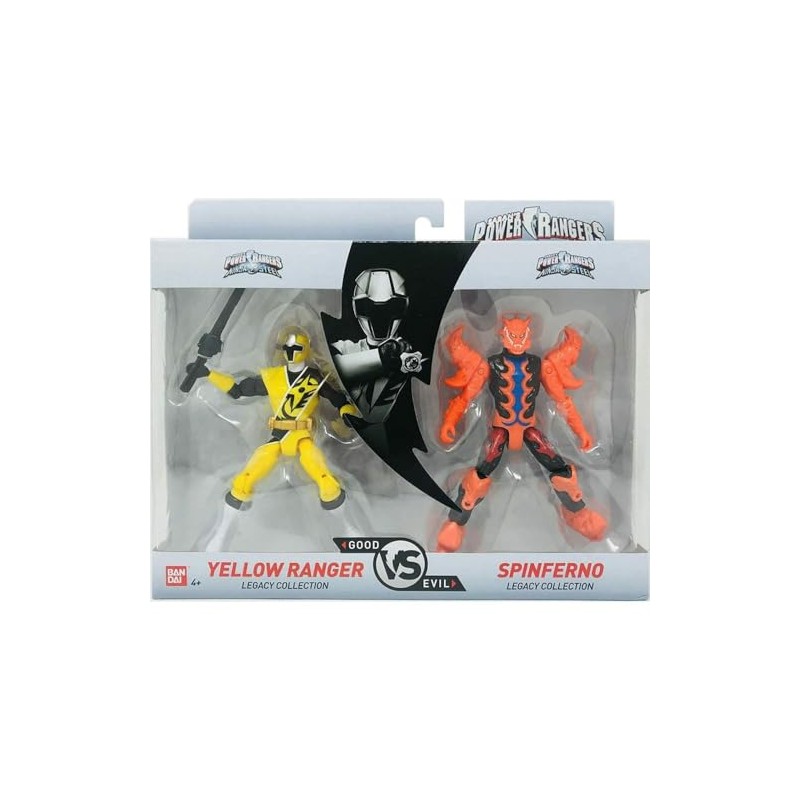 Bandai Pwr Rangers Legacy Collection (Yellow & Spinferno)