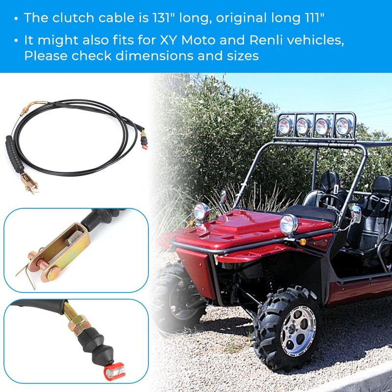 motoparty Clutch Cable for Joyner 800cc 1100cc Sand Viper UTV