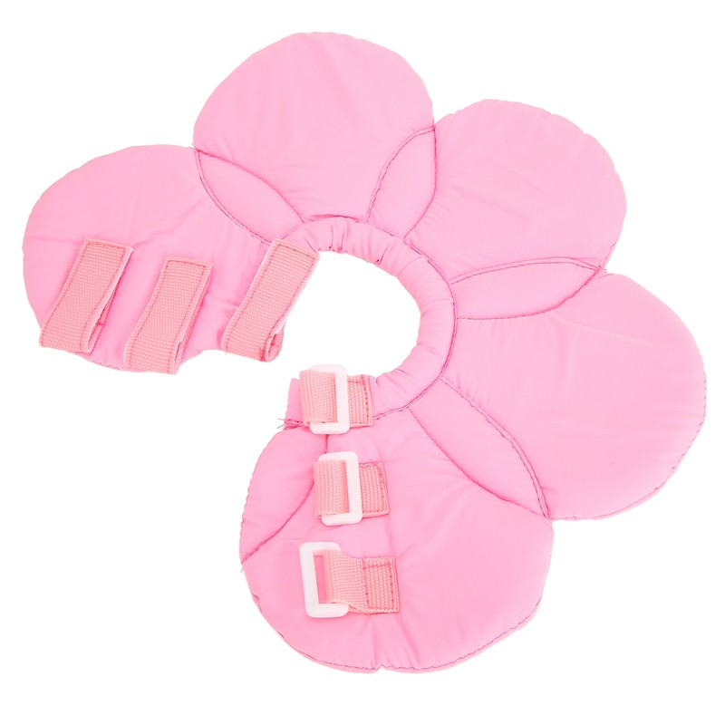 Pet Recovery Collar Adjustable Lightweight Prevent Licking Sunflower Shape Cute