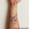 Large 'Cat Face' Temporary Tattoo (TO00019004)